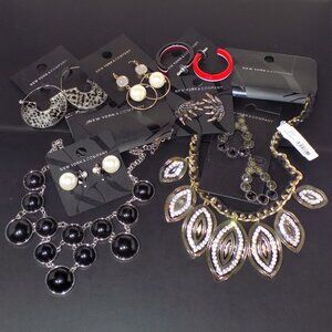 Lot of 8 NWT New York & Company Statement Necklaces & Earrings Bundle